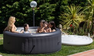 SPA ogrodowe MSpa Basen z hydromasażem dmuchane Rimba Max 8 osób SPA Bąbelki 12