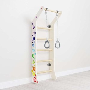 Drabinka gimnastyczna drewniana Mini Color 5