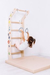Drabinka gimnastyczna drewniana Mini Color 8