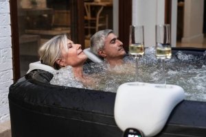 SPA ogrodowe MSpa Basen z hydromasażem dmuchane Portland MSpa 6 osób SPA Bąbelki 9