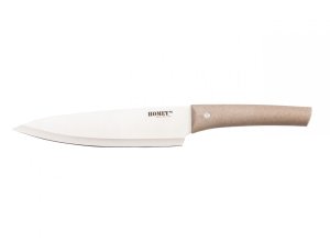 Ekologiczny trwały Nóż szefa kuchni 20 cm Homey's, VITT, stal nierdzewna wheatgras 1