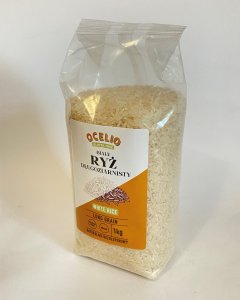 OCELIO Bezglutenowy Ryż Biały Długoziarnisty 1kg 1