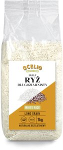 OCELIO Bezglutenowy Ryż Biały Długoziarnisty 1kg 2