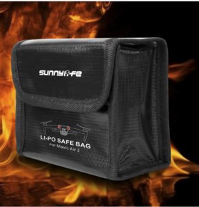 BEZPIECZNE ETUI OGNIOODPORNE NA 1 AKUMULATOR DJI MAVIC AIR 2 / 2S - 1 BATERIE 4