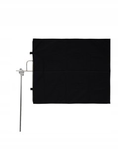 GlareOne Black Flag 75x90 cm - czarna flaga 1