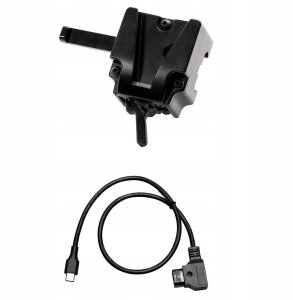 COLBOR adapter do baterii V-Mount + kabel D-tap to usb-c do lamp CL-60, CL-60R, CL-100X 2
