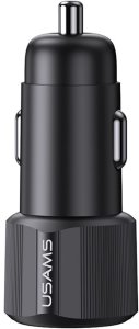 Ładowarka samochodowa USAMS YT Series CC283 60W 1xUSB-A 1xUSB-C czarny 5