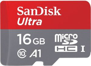 Karta SanDisk Ultra MicroSDHC 16 GB Class 10 UHS-I/U1 A1  (001734460000) 1