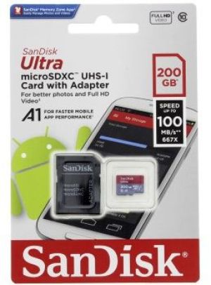 Karta SanDisk Ultra MicroSDXC 200 GB Class 10 UHS-I A1  (001734500000) 3