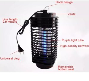 Lampa owadobójcza UV JY-618 stojąca lub wisząca 1,2w/230V/40m2 5