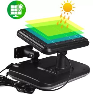 Naświetlacz Halogen solarny 30w pilot, czujnik ruchu i zmierzchu 8cob 5