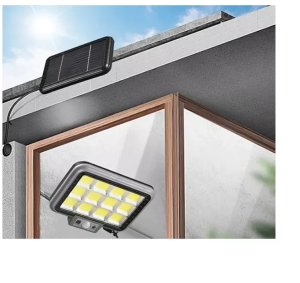 Naświetlacz Halogen solarny 30w pilot, czujnik ruchu i zmierzchu 8cob 7