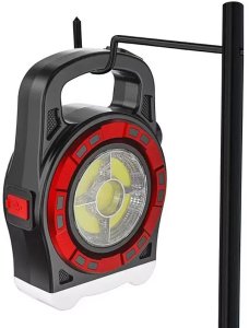 Latarka solarna turystyczna wielofunkcyjna powerbank 4in1 HB-6678 20W 6