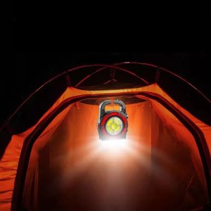 Latarka solarna turystyczna wielofunkcyjna powerbank 4in1 HB-6678 20W 8