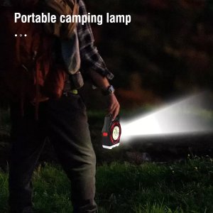 Latarka solarna turystyczna wielofunkcyjna powerbank 4in1 HB-6678 20W 9