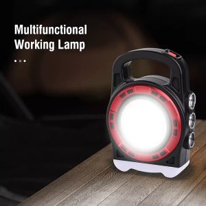 Latarka solarna turystyczna wielofunkcyjna powerbank 4in1 HB-6678 20W 10