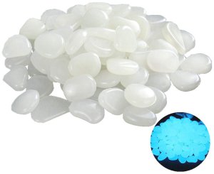 Kamyki kamienie świecące fluorescencyjne 100 Szt 10