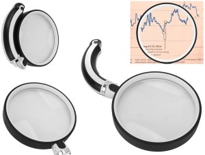 Lupa klasyczna szkło powiększające składana 70mm 7