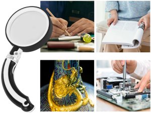 Lupa klasyczna szkło powiększające składana 70mm 9