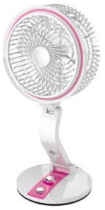 Wentylator wiatrak składany bezprzewodowy lampka biurkowy stojący na biurko 5