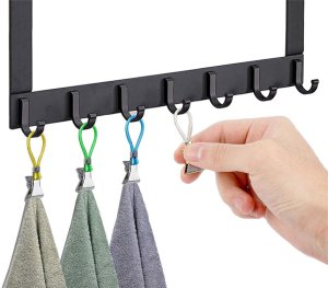 5x haczyki wieszaki klipsy żabki do łazienki ręczniki zestaw ścierki 6