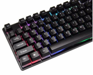 Klawiatura dla graczy gamingowa podświetlana led 7