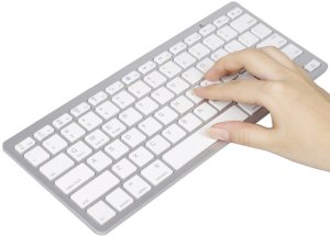 Klawiatura bezprzewodowa bluetooth do pc ipad mac mała slim niskoprofilowa 11