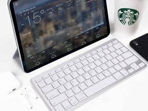 Klawiatura bezprzewodowa bluetooth do pc ipad mac mała slim niskoprofilowa 6