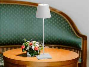 Lampka nocna stołowa dotykowa lampa 3 stopniowa wysoka bezprzewodowa usb 6