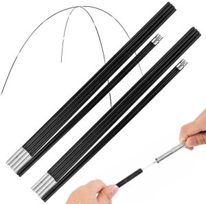 Pałąk stelaż do namiotu składany 6 segmentów segmentowy 8mm 340cm 2 sztuki 1