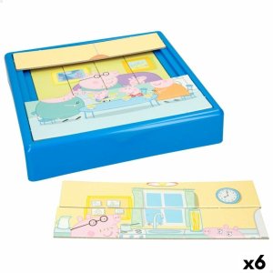 Puzzle dla dzieci Peppa Pig 25 Części 19 x 4 x 19 cm (6 Sztuk) 1