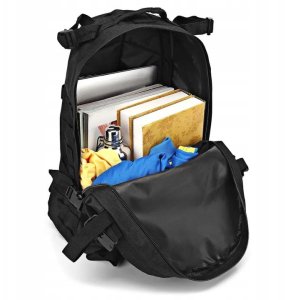 PLECAK WOJSKOWY TAKTYCZNY MILITARNY 40L WYTRZYMAŁY SURWIWAL CZARNY 2