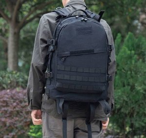 PLECAK WOJSKOWY TAKTYCZNY MILITARNY 40L WYTRZYMAŁY SURWIWAL CZARNY 3