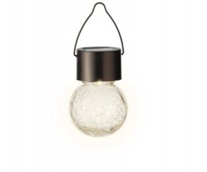 Lampa solarna wisząca szklana ogrodowa 9x6 cm 1