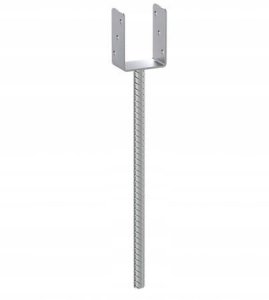 Podstawa słupa kotwa ocynkowana 141x624x12mm 1