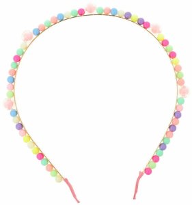 Diadem Inca Metal Wielokolorowy Paciorki 1
