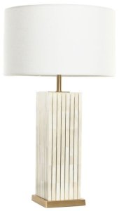 Lampa stołowa Home ESPRIT Beżowy Złoty 50 W 220 V 1