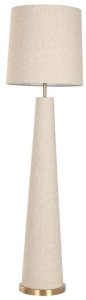 Lampa Stojąca Home ESPRIT Beżowy Złoty 50 W 220 V 40 x 40 x 149 cm 1