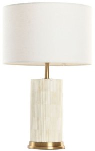 Lampa stołowa Home ESPRIT Biały Beżowy Złoty 50 W 220 V 1
