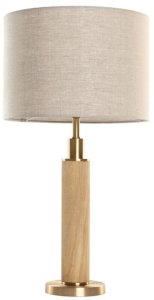 Lampa stołowa Home ESPRIT Beżowy Złoty 50 W 220 V 1