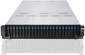 ASUS Rack 2U RS720A-E11-RS24U/10G/1.6KW/24NVMe/OCP AMD MILAN 2x LGA4094 (SP3) 280W 32xDDR43200/2933 24x2.5" SATA/SAS/24xNVMe In 1