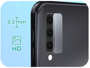 3-PAK Szkło Na Aparat Do Samsung Galaxy A7 2018 (Hartowane, Na Obiektyw) 2