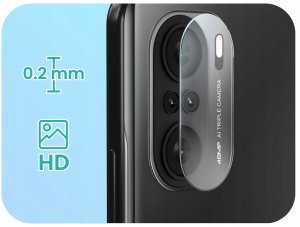 3-PAK Szkło Na Aparat Do Xiaomi Poco F3 (Hartowane, Ochronne, Na Obiektyw) 2