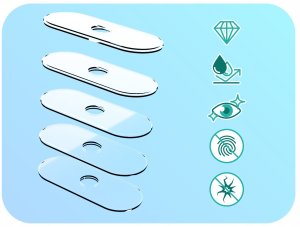 2-PAK Szkło Na Aparat Do Apple iPhone X / XS (Hartowane, Na Obiektyw, 9H) 5