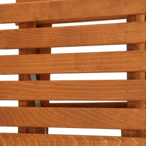 Meble ogrodowe składane drewniane na balkon stół i dwa krzesła impregnowane brązowe UNIWERSALNY 20