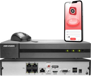 Zestaw do monitoringu IP 4x DS-2CD1041G0-I/PL 4Mpx IR 30m Hikvision 3