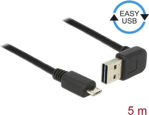Kabel USB Delock USB-A - 5 m Czarny (83538) 1