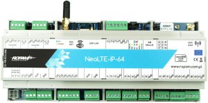 Centrala alarmowa Ropam NeoLTE-IP-64-D12M LTE + WiFi obudowa DIN 1