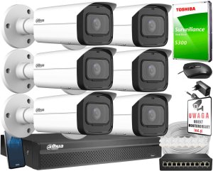 Zestaw do monitoringu IP 5Mpx Dahua 6x IPC-HFW3541T-ZAS-27135-S2 1
