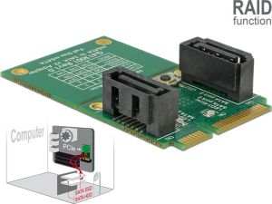 Delock Konwerter mSATA męski > 2x SATA z obsługą RAID (62962) 2